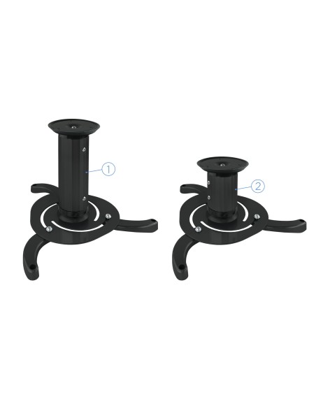 SOPORTE UNIVERSAL DE TECHO GIRATORIO 360º PARA PROYECTOR NEGRO